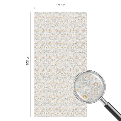 Virágszimmetria Öntapadós üvegfólia vitrázs mintával