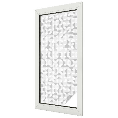 Geometriai minták Belátásgátló fólia ablakra