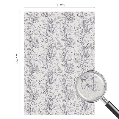 Levelek és pillangók Ablaküveg fólia belátásgátló