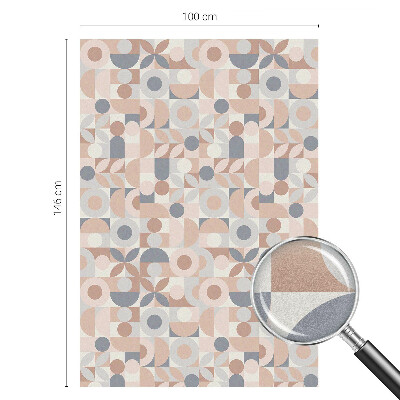 Absztrakt mozaik Öntapadós ablakfólia ólomüveg mintával