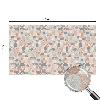 Absztrakt mozaik Öntapadós ablakfólia ólomüveg mintával