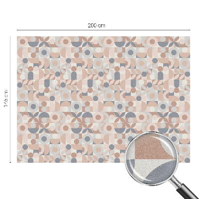 Absztrakt mozaik Öntapadós ablakfólia ólomüveg mintával