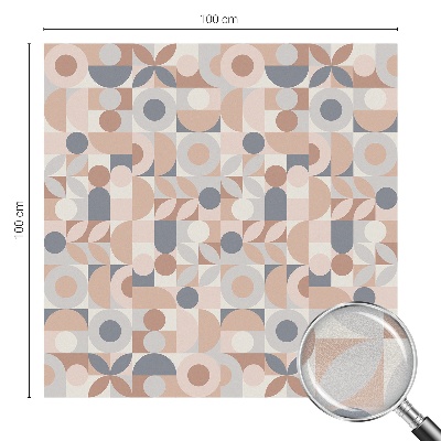 Absztrakt mozaik Öntapadós ablakfólia ólomüveg mintával