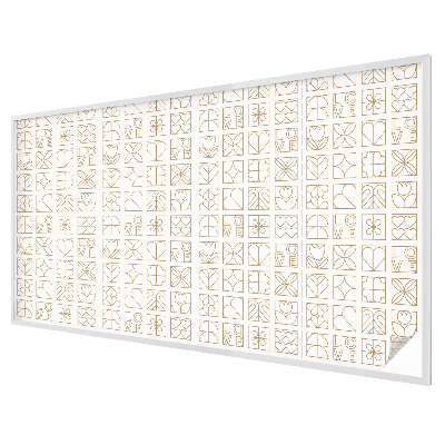 Geometrikus szerelem Öntapadós ablakfólia ólomüveg mintával