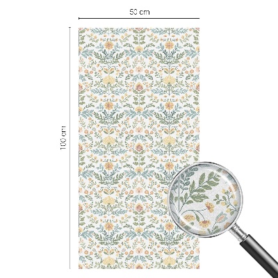 Virágszimmetria Ablaküveg fólia belátásgátló