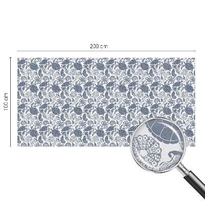 Óceáni élet Öntapadós üvegfólia vitrázs mintával