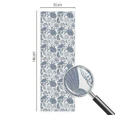 Óceáni élet Öntapadós üvegfólia vitrázs mintával