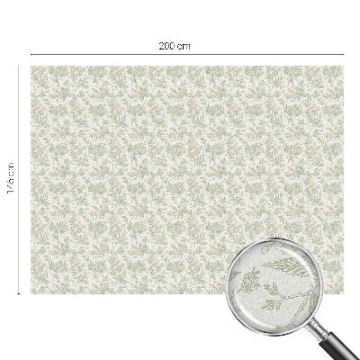 Madarak és növények Öntapadós ablakfólia ólomüveg mintával