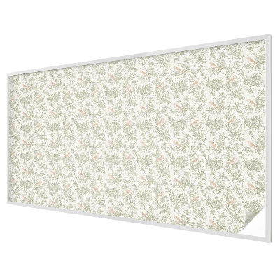 Madarak és növények Öntapadós ablakfólia ólomüveg mintával