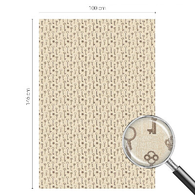 Titokzatos kulcsok Üvegfólia ablakra