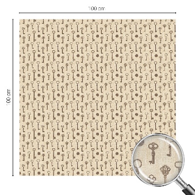 Titokzatos kulcsok Üvegfólia ablakra