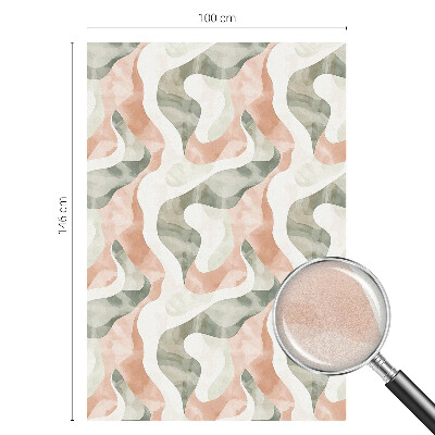 Színes hullámok Üvegfólia ablakra