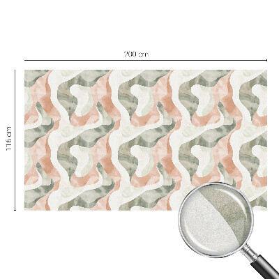 Színes hullámok Üvegfólia ablakra