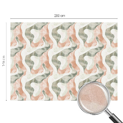 Színes hullámok Üvegfólia ablakra