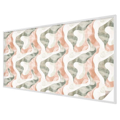 Színes hullámok Üvegfólia ablakra