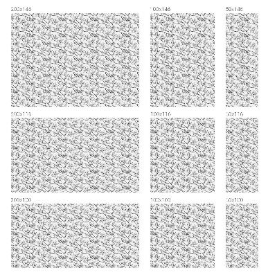 Madarak és virágok Öntapadós üvegfólia vitrázs mintával