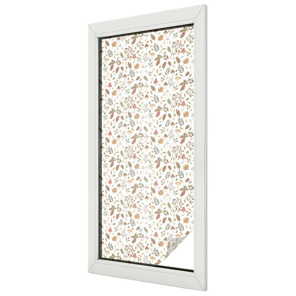 Őszi minták Öntapadós ablakfólia ólomüveg mintával