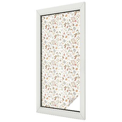 Őszi minták Öntapadós ablakfólia ólomüveg mintával