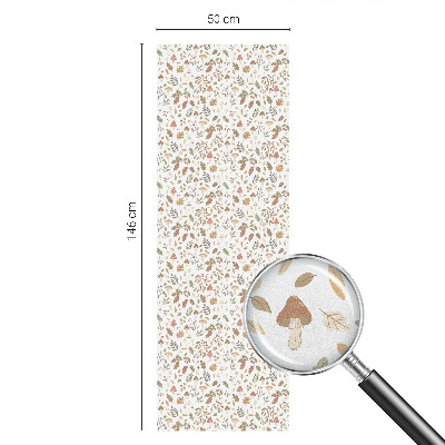 Őszi minták Öntapadós ablakfólia ólomüveg mintával