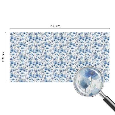 Akvarell virágok Belátásgátló fólia ablakra