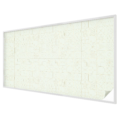 Geometrikus mozaik Öntapadós üvegfólia vitrázs mintával