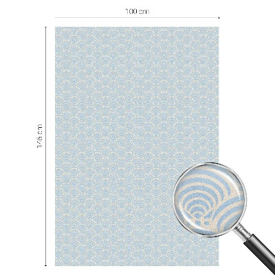 Japán hullámok Üvegfólia ablakra