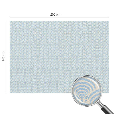 Japán hullámok Üvegfólia ablakra