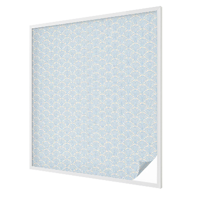 Japán hullámok Üvegfólia ablakra