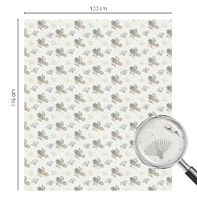 Madarak mintája Belátásgátló fólia ablakra