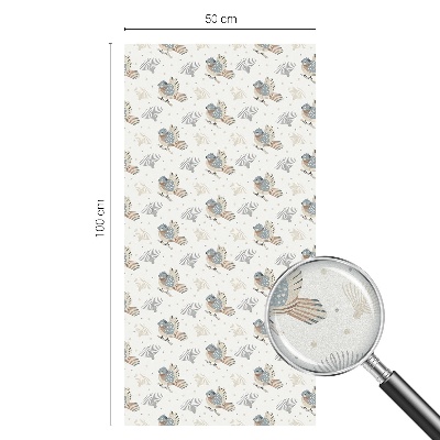 Madarak mintája Belátásgátló fólia ablakra