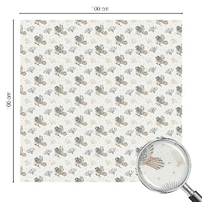 Madarak mintája Belátásgátló fólia ablakra