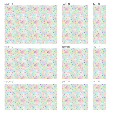 Szivárvány minták Ablaküveg fólia belátásgátló