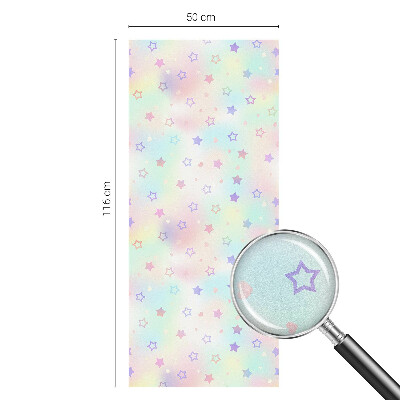 Szivárvány minták Ablaküveg fólia belátásgátló