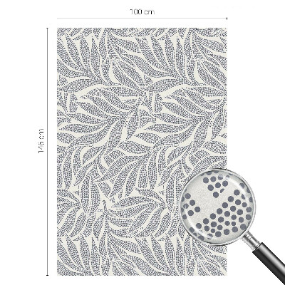 Levélcseppek Öntapadós üvegfólia vitrázs mintával