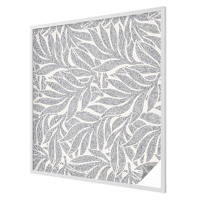 Levélcseppek Öntapadós üvegfólia vitrázs mintával