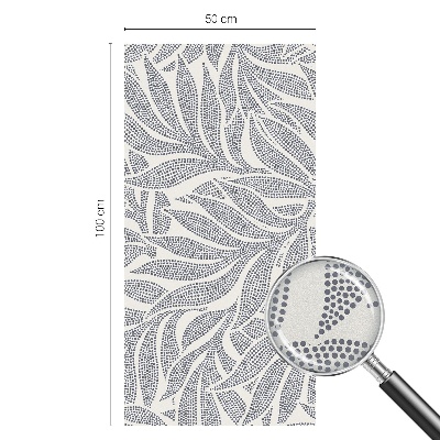 Levélcseppek Öntapadós üvegfólia vitrázs mintával