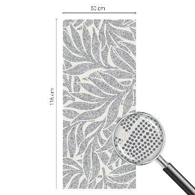 Levélcseppek Öntapadós üvegfólia vitrázs mintával