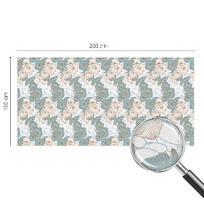 Finom virágok Ablaküveg fólia belátásgátló