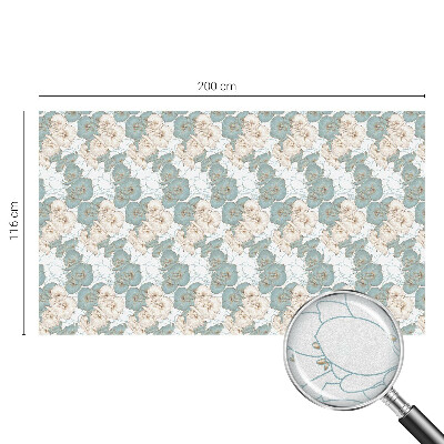 Finom virágok Ablaküveg fólia belátásgátló