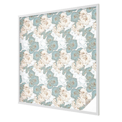 Finom virágok Ablaküveg fólia belátásgátló