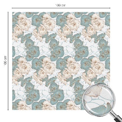 Finom virágok Ablaküveg fólia belátásgátló