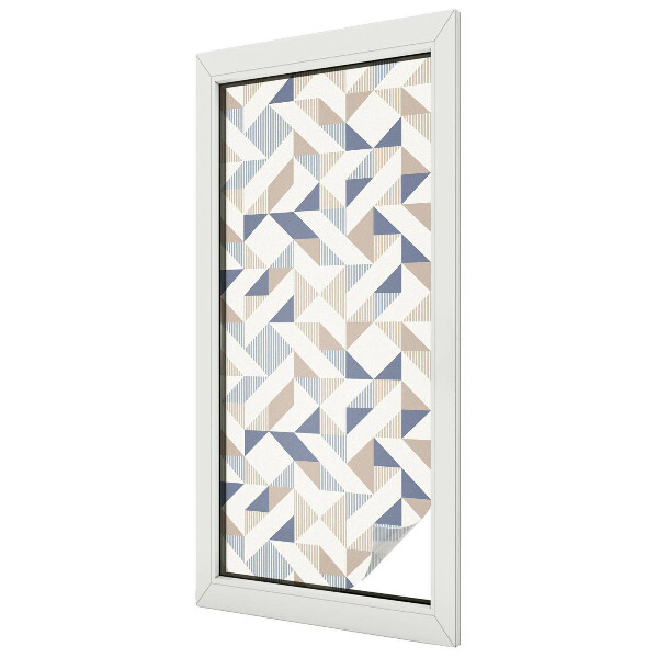 Geometriai minták Belátásgátló fólia ablakra