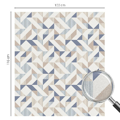 Geometriai minták Belátásgátló fólia ablakra