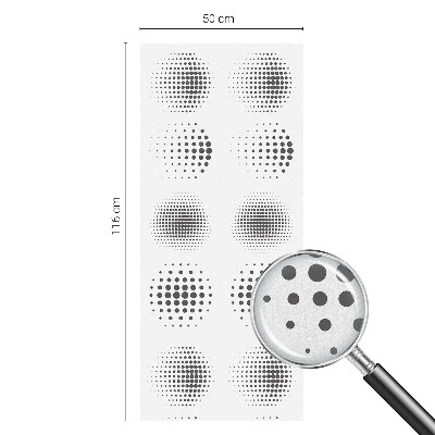 Pontozott körök Ablaküveg fólia belátásgátló