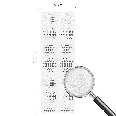 Pontozott körök Ablaküveg fólia belátásgátló