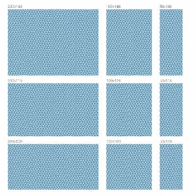 Kék hullámok Ablaküveg fólia belátásgátló