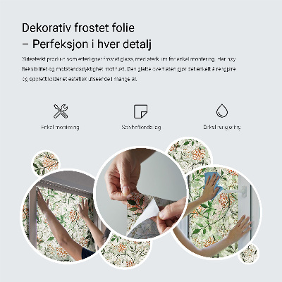 Kék hullámok Ablaküveg fólia belátásgátló