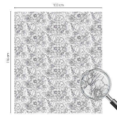 Florisztikai elegancia Belátásgátló fólia ablakra