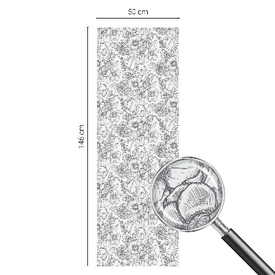 Florisztikai elegancia Belátásgátló fólia ablakra