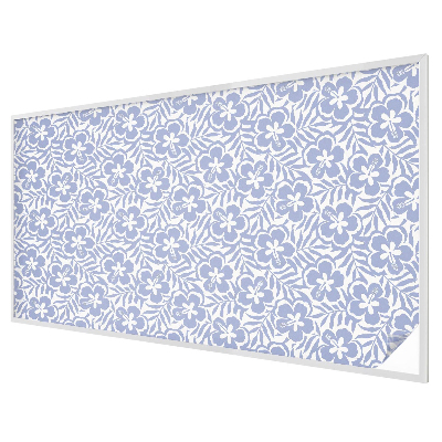 Hibiszkusz virágok Öntapadós ablakfólia ólomüveg mintával